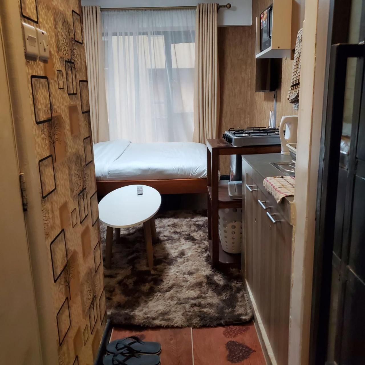 Apartmán Lovely & Cozy Compact Studio Near Airport With Rooftop View Nairobi Exteriér fotografie